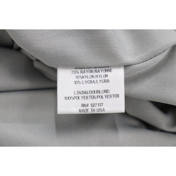 Badgley Mischka Lace Gown Silver Off the Shoulder Dress Size 8 Retail $660 - Picture 16 of 16